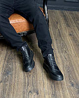 Чоловіче чорне шкіряне тепле взуття Niagara_brand 8833, фото 3