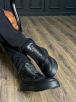 Чоловіче чорне шкіряне тепле взуття Niagara_brand 8833, фото 5
