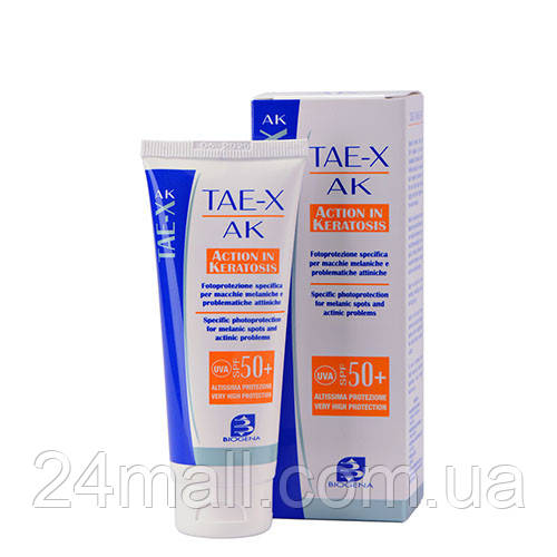 Сонцезахисний регенерувальний крем Biogena TAE-X AK 50+ (SPF-80), 50 мл