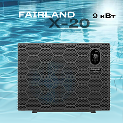 Тепловий насос Fairland X20-09 інвертор басейн 20-40 м3, нагрівання, 9 кВт, WiFi опція, 1фаза
