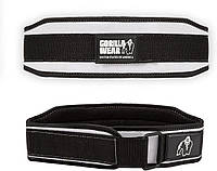 Пояс атлетичний жіночий Gorilla Wear 4 Inch Women's Lifting Belt Black/White