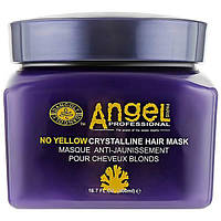 Маска для нейтрализации желтизны Angel Professional No Yellow Mask For Blonde Hair 500 мл