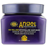 Маска для нейтралізації жовтизни Angel Professional No Yellow Mask For Blonde Hair, 500 мл