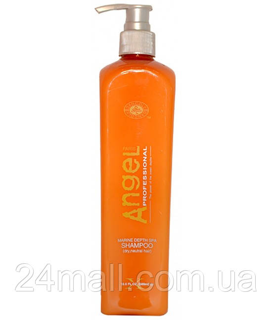 Шампунь для сухого та нормального волосся Angel Marine Depth SPA Shampoo For Dry & Neutral Hair 1000 мл