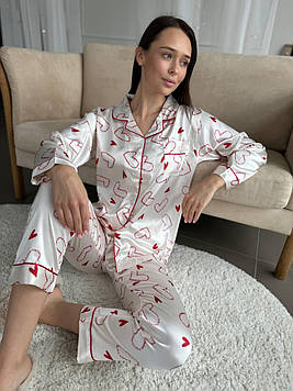 Піжама в серцях