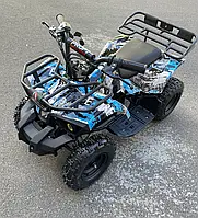 Квадроцикл електричний із мотором 800W Profi HB-ATV800AS-4 синій для дітей від 6 років