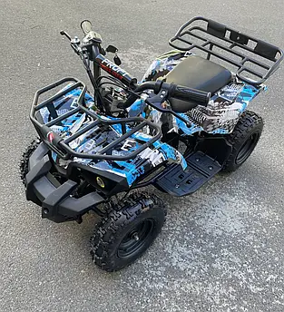 Квадроцикл електричний із мотором 800W Profi HB-ATV800AS-4 синій для дітей від 8 років