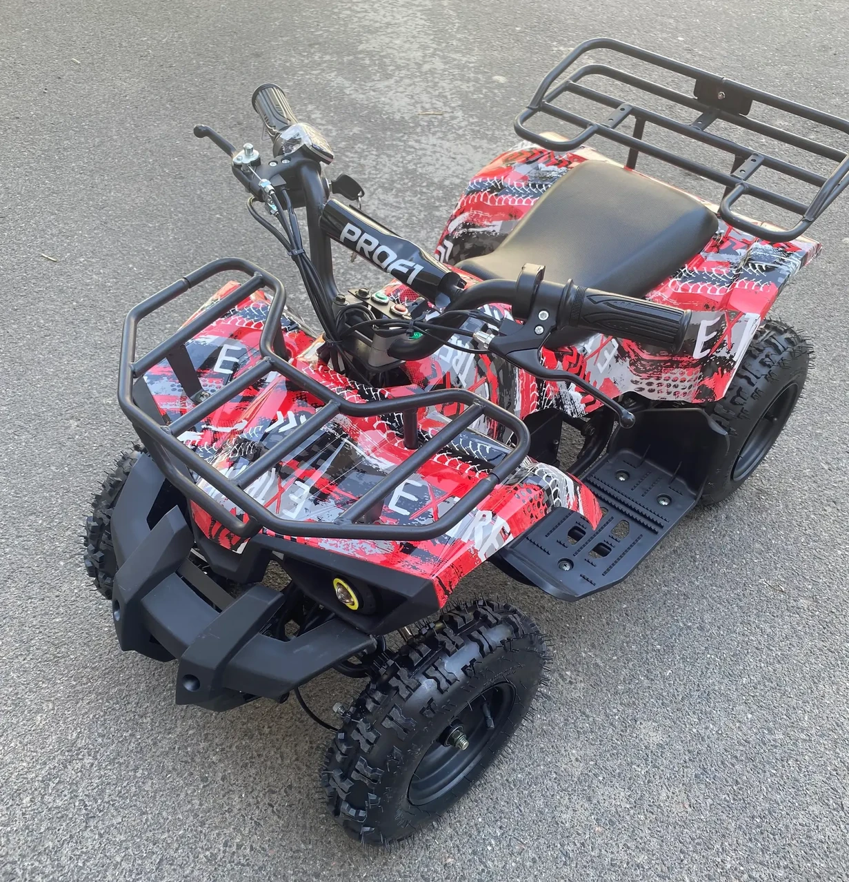 Квадроцикл електричний із мотором 800W Profi HB-ATV800AS-3 для дітей від 6 років Червоний