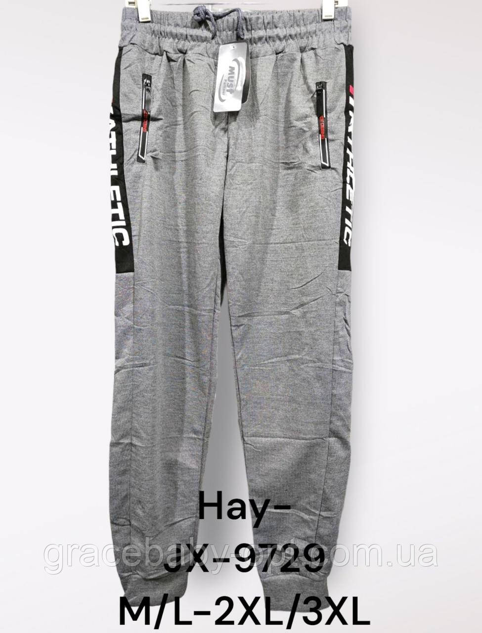 Спортивні штани для чоловіків оптом, M/L-2XL/3XL рр, № Hay-JX-9729