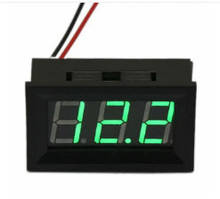 Вольтметр V27DC-B 0-100 В (зелені цифри)