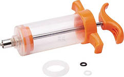 Многоразовый пластиковый шприц для ветеринарных инъекций, 50 мл