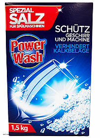 Сіль для посудомийних машин Power Wash Spezial Salz 1.5 кг
