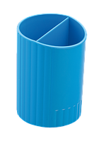 Стакан для письмового приладдя SFERIK круглий на два відділення, синій