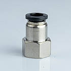 Фітинг пневматичний APCF06-01 прямий під трубку D6, різьблення R 1/8"