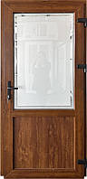 Двері C11 шпросс (960*2050) зовн.Горіх R