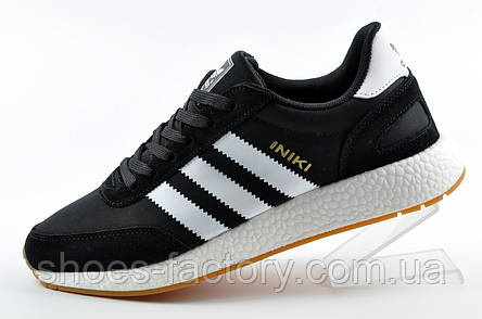 Кросівки Adidas Iniki чорні Адідас Ініки чоловічі, фото 1