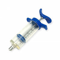 Шприц пластиковий ветеринарний LL з бігунком (багаторазовий), 50 мл