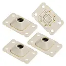 Ролики для меблів на клейкій основі універсальні, фото 2