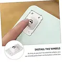 Ролики для меблів на клейкій основі універсальні, фото 3