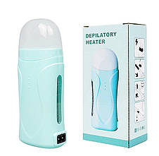 Воскоплав касетний Depilatory heater YSM-63A F0 на 40 вт. для депіляції (бірюзовий), фото 2