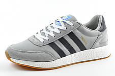 Кросівки Adidas Iniki сірі Адідас Ініки чоловічі, фото 3