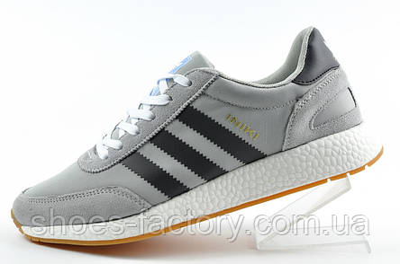 Кросівки Adidas Iniki сірі Адідас Ініки чоловічі, фото 1