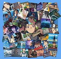 Стікерпак винілові наліпки АНІМЕ 03 стікери 50 шт