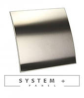 Панель для вентилятора Awenta System+ Escudo 125 серебро металл