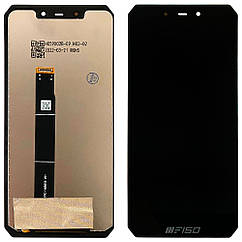 Дисплей (екран) Oukitel F150 Bison 2021 Fiso B2021 з тачскріном (чорний)