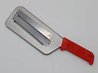 Нож шинковка для капусты ручная из нержавеющей стали Супер с пластиковой ручкой L 30 рабочая часть 19 сm