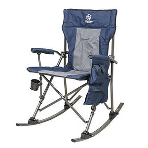 Стілець туристичний крісло-гойдалка COASTRAIL для кемпінгу з кишенями та чохлом