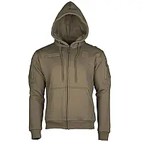 ТОЛСТОВКА MIL-TEC TACTICAL HOODIE ZIPPER OLIVE 11472012 M, XL