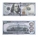 Сувенірні гроші 100 доларів (нового зразка) 80 шт\уп, фото 2