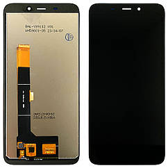 Дисплей (екран) Oukitel WP20 WP20 Pro | Sigma mobile X-treme PQ18 з тачскріном (чорний)