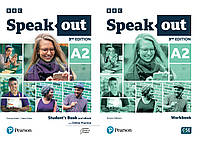 SpeakOut A2 комплект Student's Book + Workbook (книга и рабочая тетрадь) 3rd