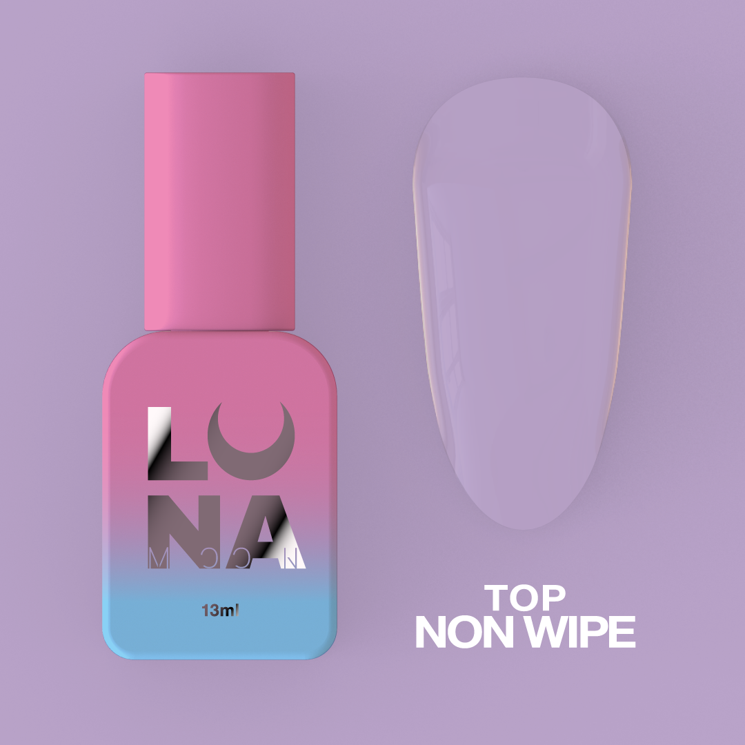 Топ для гель-лаку без липкого шару LUNAmoon Top Non Wipe 13ml