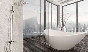 Душовий гарнітур REA MILAN CHROME хром з термостатом, фото 4