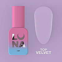 Матовый топ без липкого слоя LUNAmoon Top Velvet 13ml