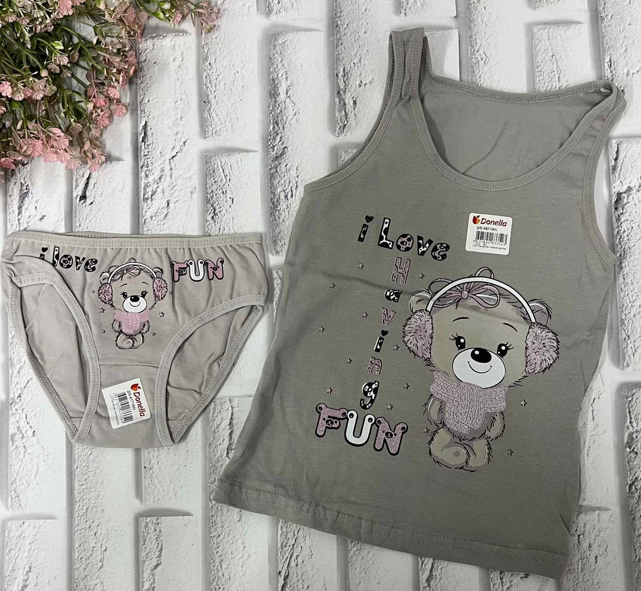 Набір маєчка та трусики На вік 2-3 роки Donella Туреччина бавовна Гарна якість