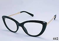 Женские очки для зрения черный +1.0