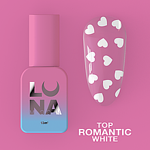 Топ для гель-лаку LUNAmoon Top Romantic White 13ml