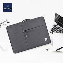 Сумка для ноутбука WiWU Alpha Double Layer Sleeve Bag 13.3" / 14" сіра, фото 4