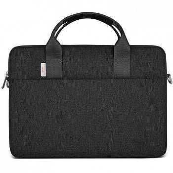 Сумка для ноутбука WiWU Minimalist Laptop Bag с ремешком 14" (14.2") чорна