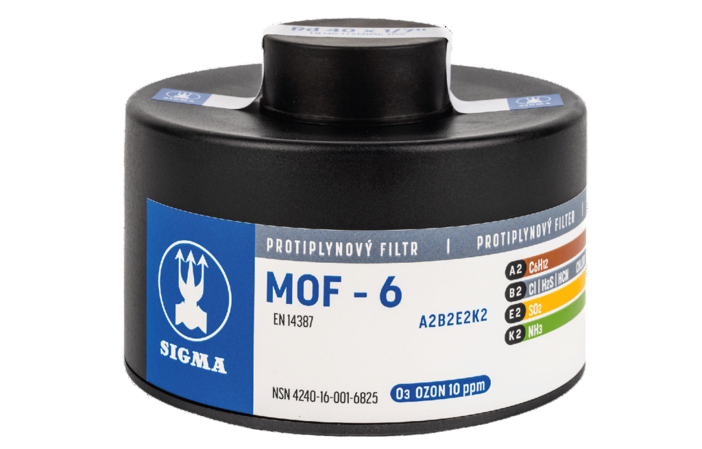 Протигазовий фильтр MOF-6  A2B2E2K2