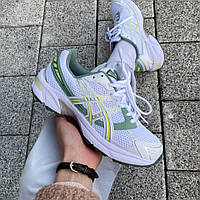 Белые текстильные женские кроссовки Asics Gel-1130