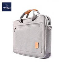 Сумка для ноутбука WiWU Pioneer Pro Handbag Bag NV 14" (14.2") сіра, фото 2