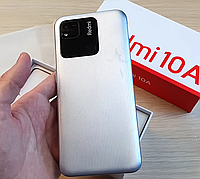 Смартфон Xiaomi Redmi 10A 4/64GB (Silver) Helio G25, Хороший сенсорный мобильный телефон , Ксяоми редми 10а