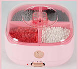 Воскоплав SM-5001A на 600мл, 100 Вт. (є перемикач на 200 Вт.) з силіконовими чашами - для депіляції, фото 6