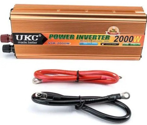 Інвертор 2000W 24V Перетворювач струму AC/DC