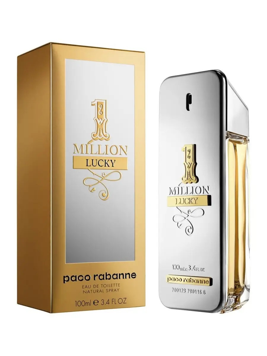 Туалетна вода чоловіча Paco Rabanne 1 Million Lucky 100 мл (Original Quality)